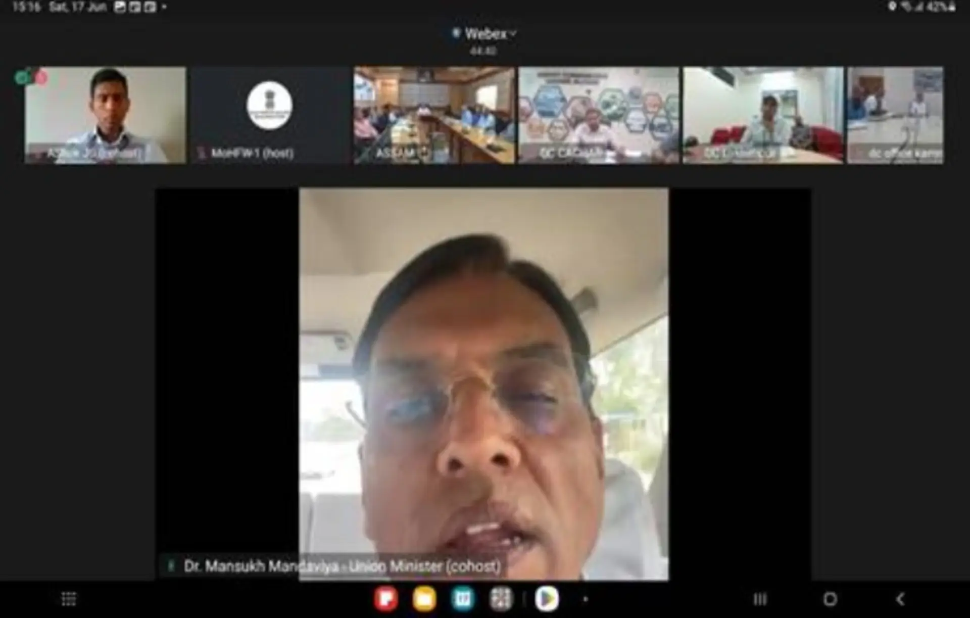 Union Health Minister Dr Mansukh Mandaviya chairs meeting with Central and State agencies to review preparedness for Flood Management ahead of monsoon season in Assam