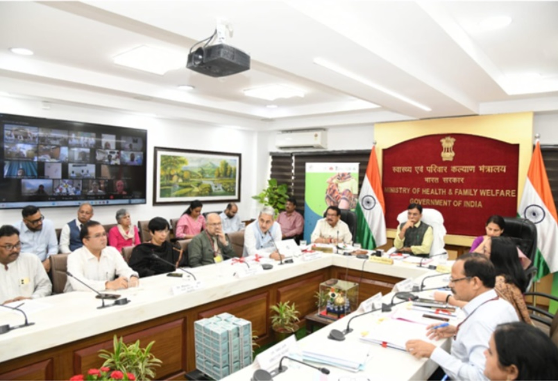 Union Health Minister Dr. Mansukh Mandaviya inaugurates the second phase of the annual Nationwide Mass Drug Administration (MDA) initiative for Lymphatic Filariasis
