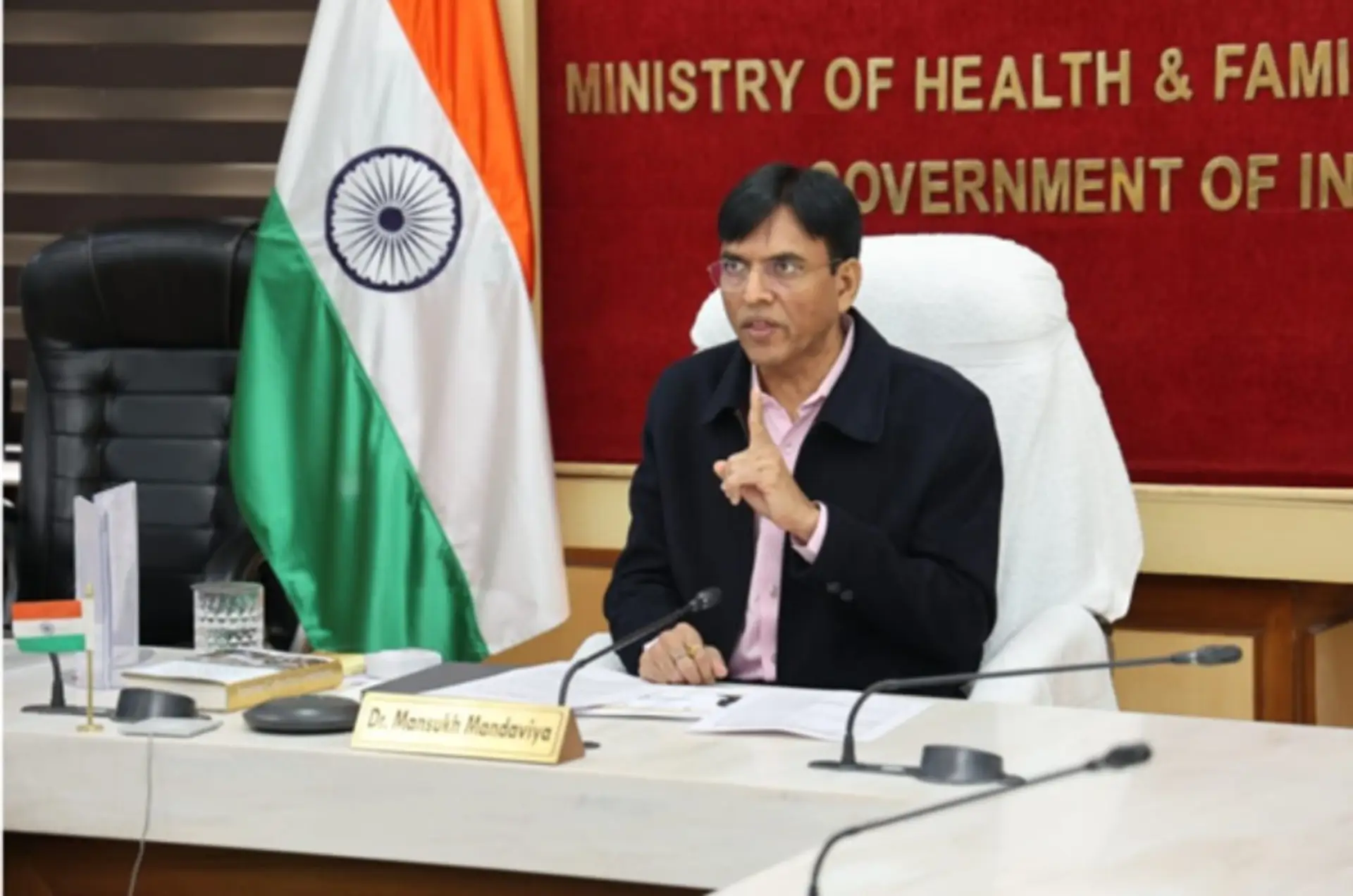 Union Minister of Health & Family Welfare Dr. Mansukh Mandaviya virtually addresses Vibrant Gujarat Pre-Summit on ‘Biotechnology: The Path of Innovation & Wellness for Viksit Bharat’