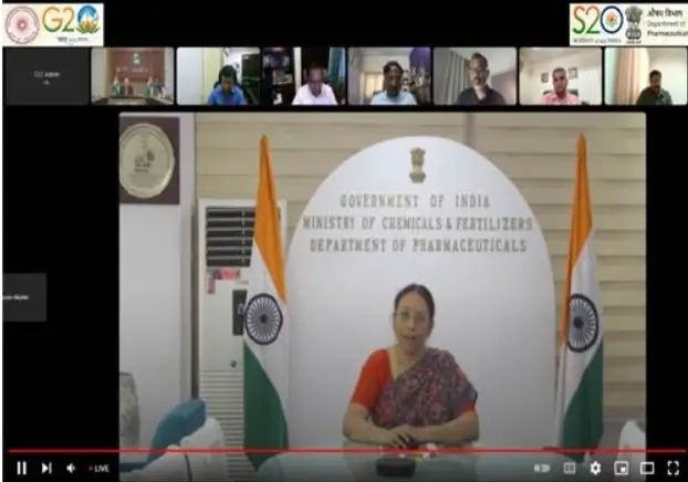 Department of Pharmaceuticals in partnership with Indian National Science Academy organizes a S20 Webinar on “An Integrated Approach to Combat Neo-Infections: A Way Forward, through Vaccines, Diagnostics and Therapeutics”