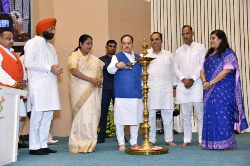 Union Health Minister Shri J P Nadda distributes appointment letters to Delhi Nursing Officers and Allied Healthcare Professionals; flags off Ayushman Bharat Registration Vans  