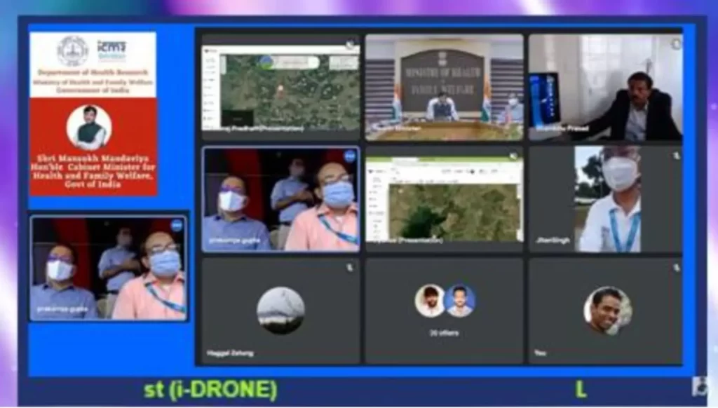 Shri Mansukh Mandaviya, Union Minister for Health and Family Welfare launches i-Drone, ICMR’s drone-based vaccine delivery model