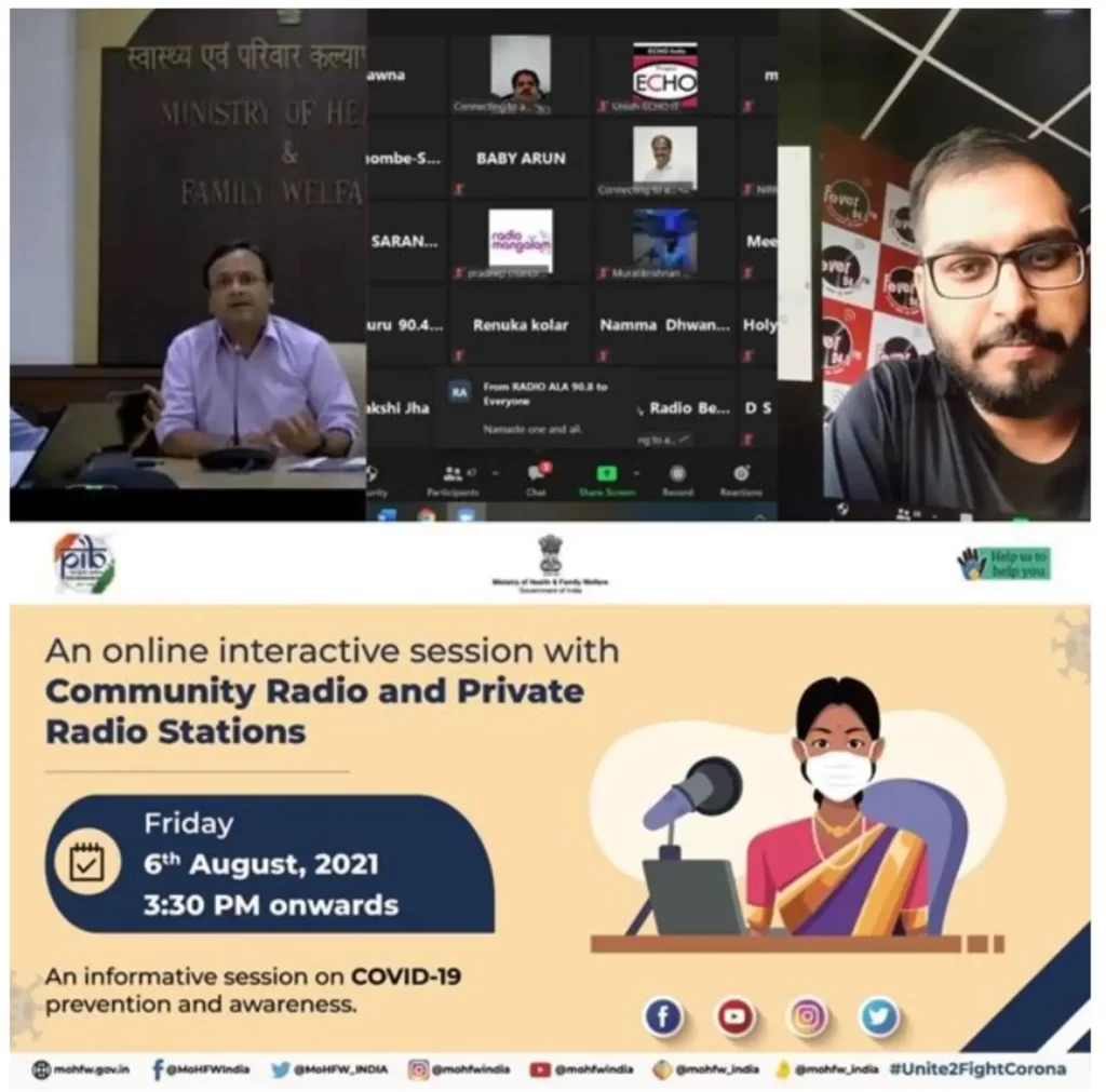 Union Health Ministry organizes an Interactive Workshop with Community Radio Stations and Private Radio Stations from Southern States