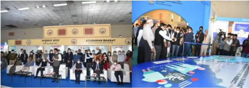 Dr. Mansukh Mandaviya cycles to inaugurate Health Pavilion at India International Trade Fair to raise awareness on NCDs