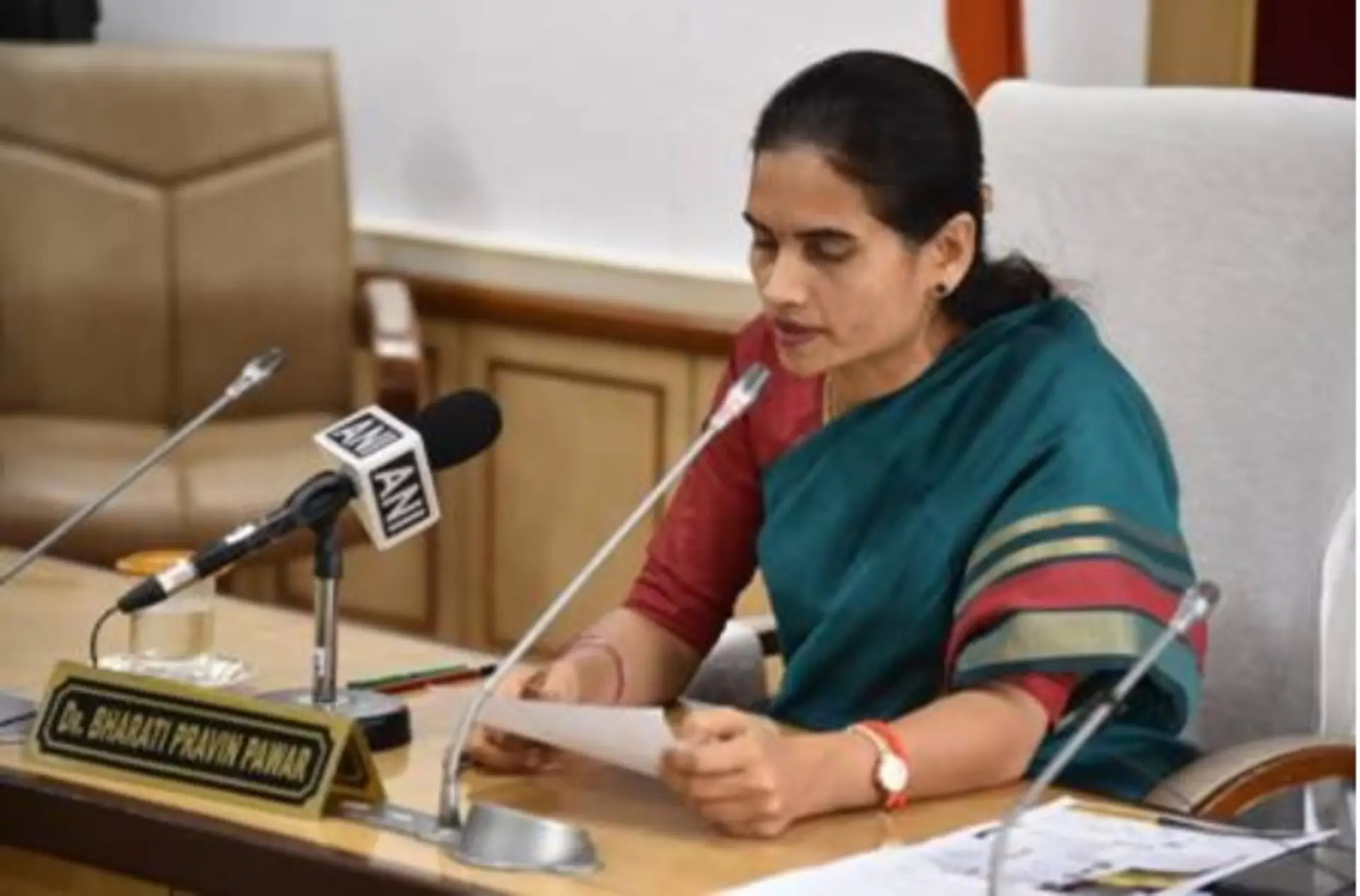 Dr. Bharati Pravin Pawar, Union Minister of State for Health and Family Welfare virtually addressestheAnnual FICCI Healthcare Excellence Awards Ceremony