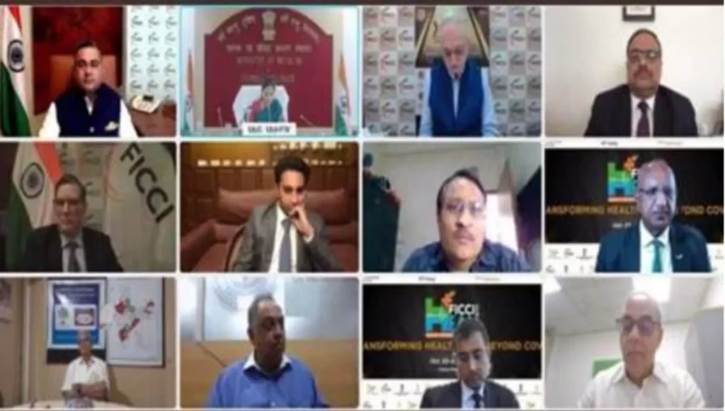 Dr. Bharati Pravin Pawar, Union Minister of State for Health and Family Welfare virtually addressestheAnnual FICCI Healthcare Excellence Awards Ceremony