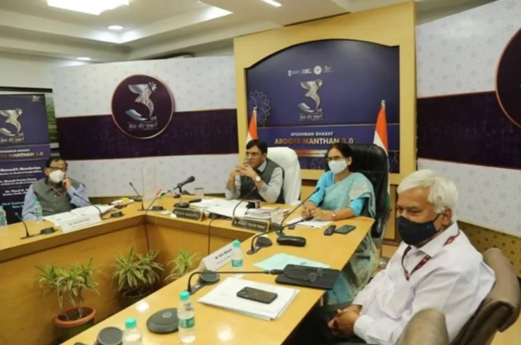 Union Health Minister Shri Mansukh Mandaviya inaugurates Aarogya Manthan 3.0 to mark the third anniversary of Ayushman Bharat