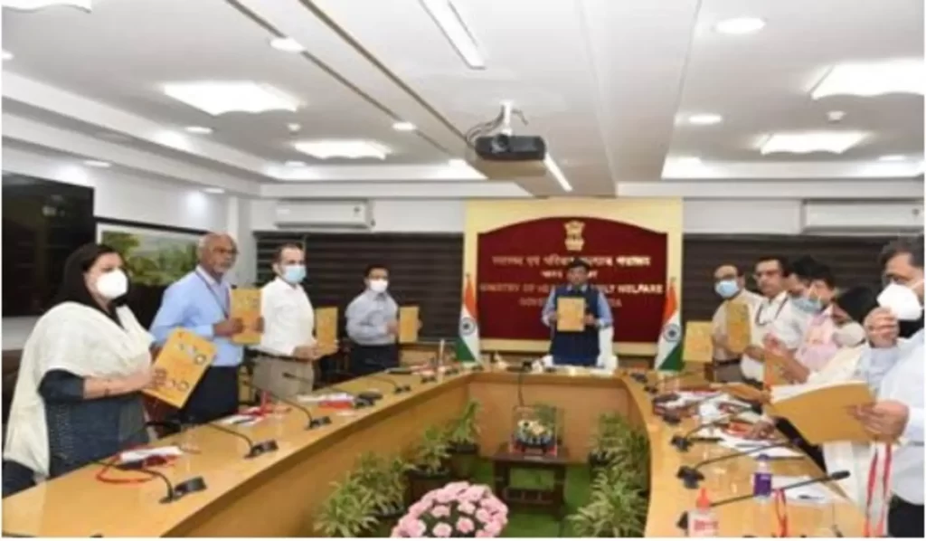 Union Health Minister Dr Mansukh Mandaviya releases AB-HWC assessment report in 18 states