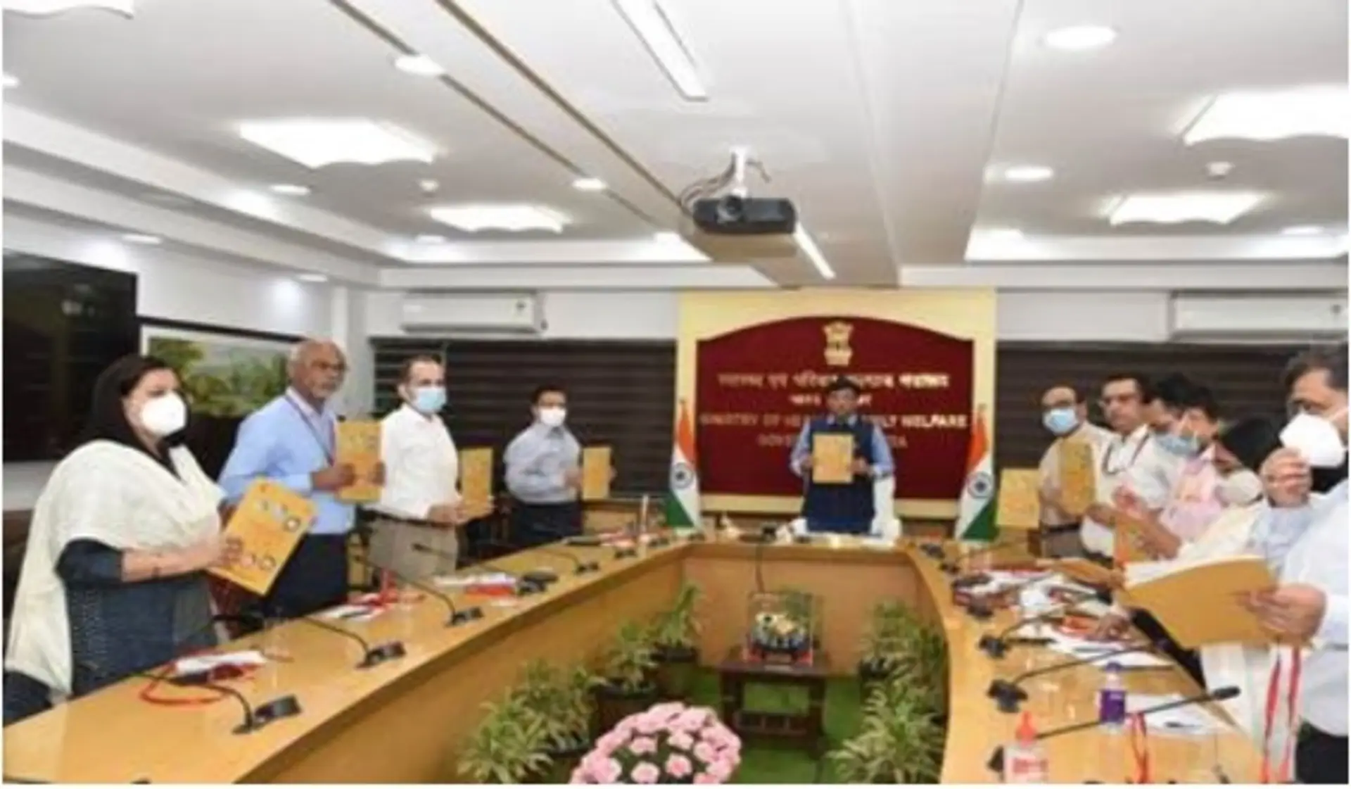Union Health Minister Dr Mansukh Mandaviya releases AB-HWC assessment report in 18 states