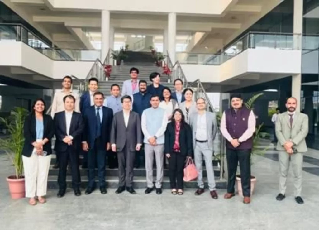 Japan Bank for International Cooperation Governor Mr. Nobumitsu Hayashi led delegation visit to NICDC’s Flagship Industrial Park Dholera SIR, Gujarat