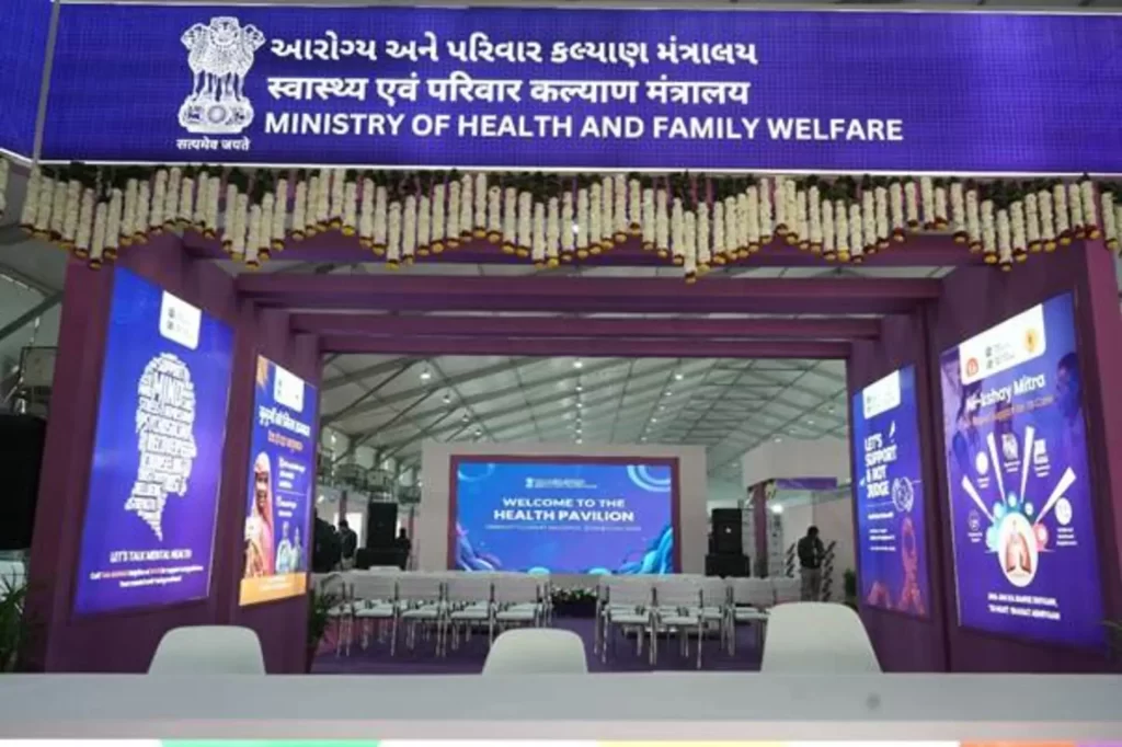 Union Ministry of Health and Family Welfare establishes Comprehensive Health Pavilion at Vibrant Gujarat Regional Exhibition 2026
